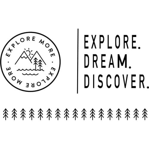 Explore dream stamp Clear Stamp for Scrapbooking Transparent Silicone Rubber DIY Photo Album Decor