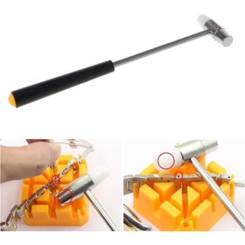 Metal Watch Band Adjuster Remover Link Precision Hammer Jewelry Repair Tool