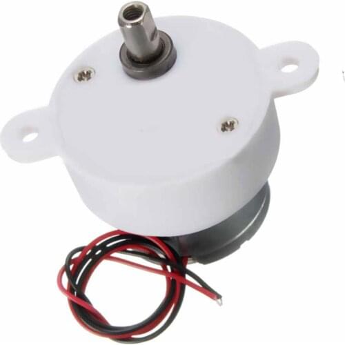 1PCS S30K DC 12V Brushless Motor High Torque Gear Motor Geared Box Reduction Motor 14RPM 2 Wires for Electronic Toys Fan