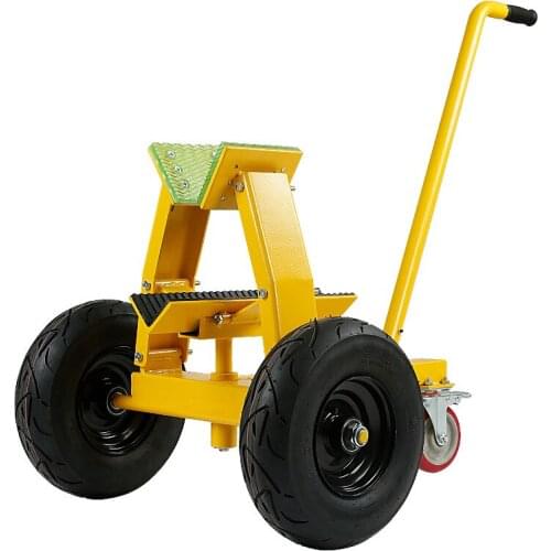 Marble Handling Wood Plate Truck Stone Slab Trolley Industrial Heavy-duty Mobile Carrying Transportation Tool