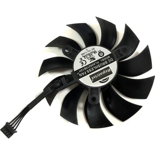 90mm(85MM) PLA09215B12H 9215 4Pin VGA Cooler Graphics Card Fan For EVGA GeForce GTX 1050 TI 4gb SC Video Cards Cooling