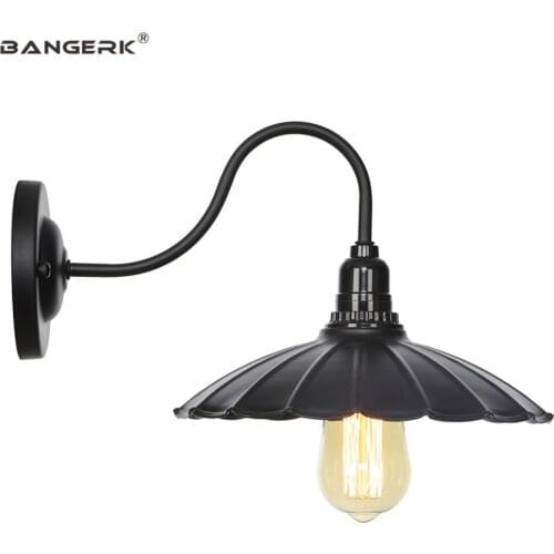 Industrial Wind Iron Wall Light Retro Loft Style Sconce Wall Lights LED Edison Switch Bedroom Bedside Wall Lamp Home Lighting