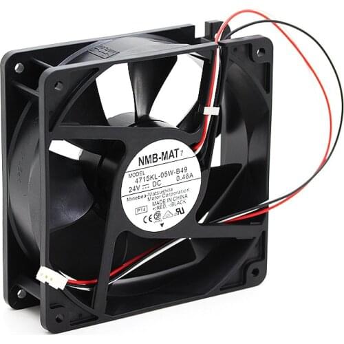 24V cooling fan 120mm for NMB 4715kl-05w-b49 4715kl-05w-b40 12cm 12038 24V 0.46a frequency converter cooling fan