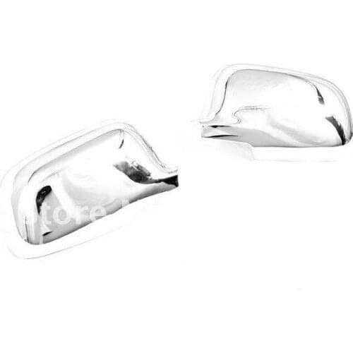 High Quality Chrome Mirror Cover for Mitsubishi Lancer Evolution Gen 4/5/6 free shipping