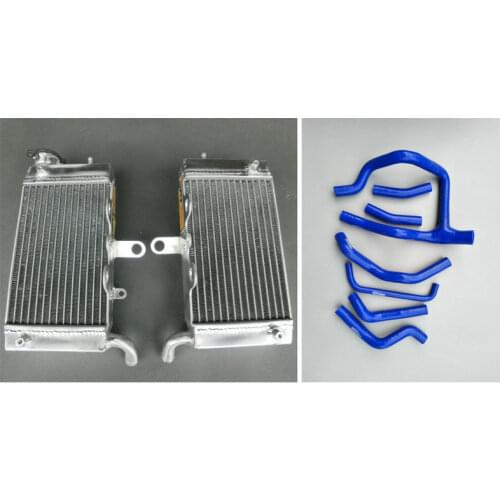Aluminum Radiator + Silicone Hose Kit For HONDA Africa Twin XRV650 XRV 650 NEW High Performance