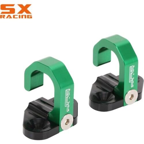 Motorcycle CNC Rear Brake Hose Cable Clamp Holder Guide For Kawasaki KX80 KX85 KX100 KX125 KX250 KX500 KLX250 KLX250S KLX250SF