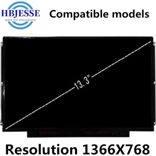 13.3''LCD Screen Matrix B133XW03 V.1 v.0 LTN133AT27 N133BGE-L41 N133B6-L24 LP133WH2 TLA1/TLL1/TLL2 for Lenovo IdeaPad U310 U350