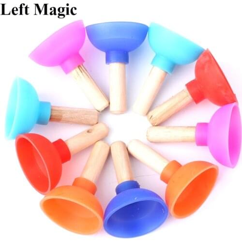 1 Pcs Tiny Plunger By Jon Armstrong - Magic Tricks Inspired Looking For Card Professional Close-Up Street Mentalism Magic