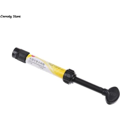 1pcs Hot Dental Denfil Syringe Multipurpose Composite Light Hardened Resin Tint