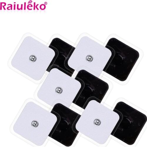 20Pcs/Lot EMS Pulse Nerve Stimulator Electrode Pads Tens Digital Therapy Machine Self Adhesive Patch Reusable Muscle Stimulator
