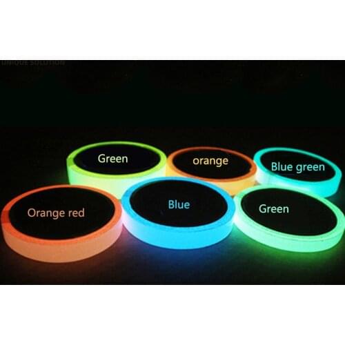 3M 20mm multiple color Luminous Tape Night Vision Glow In Dark Self-adhesive Warning Tape Safety Security Home Decoration Tape