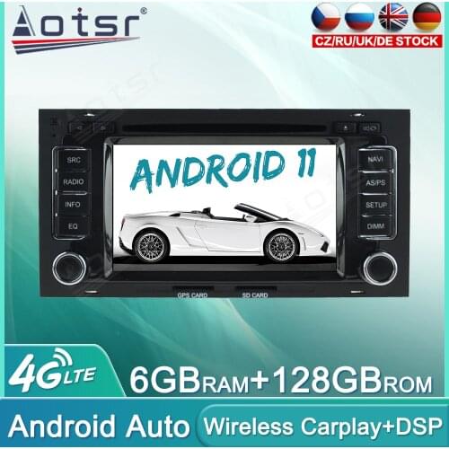 Android 11 128GB Car Radio Multimedia Player For Volkswagen TOUAREG 8 2003 - 2010 GPS Navigation Auto Stereo Head Unit Carplay