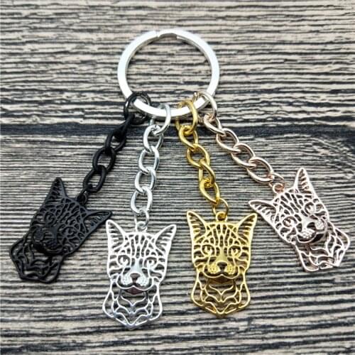 New Bengal Cat Key Chains Fashion Pet Cat Jewellery Trendy Bengal Cat Car Keychain Bag Keyring For Women Men