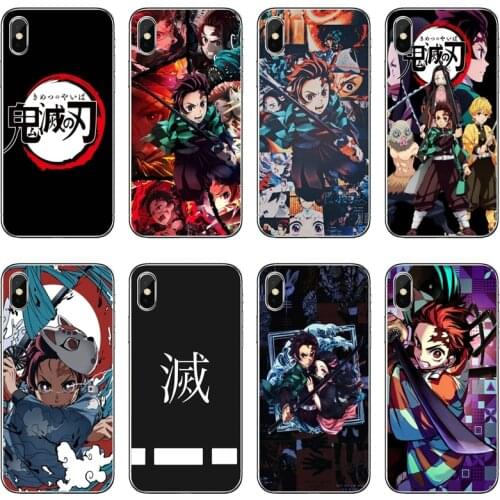Demon slayer tanjiro anime Accessories Phone Case For Huawei P30 P20 Pro P10 P9 P8 Lite Y5 Y6 Y7 Y9 P Smart Plus 2018 2019