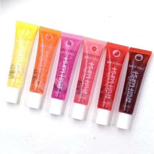 Fruity Hose Lip Oil Colorless Transparent Moisturizing Lip Balm Water Light Nourishing Skin Care Products Random Color TSLM1