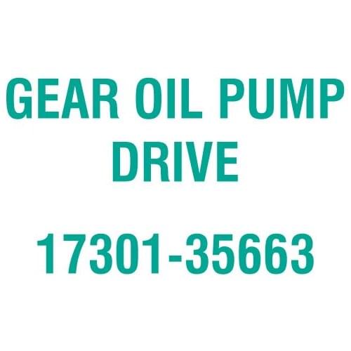 For Kubota 17301-35663 GEAR OIL PUMP DRIVE