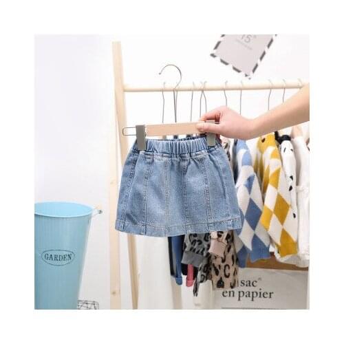 Baby Girl Denim Skirts 2019 Brand Childrens Clothing Kids Girls Cowboy Tutu Skirts Toddler Infant Kids Solid Jeans Skirt 1-6Y
