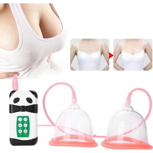 Electric Breast Enlargement Pump For Women Vacuum Cupping Body Breast Massager Chest Enhancing Cupping With Suction Pump Therapy