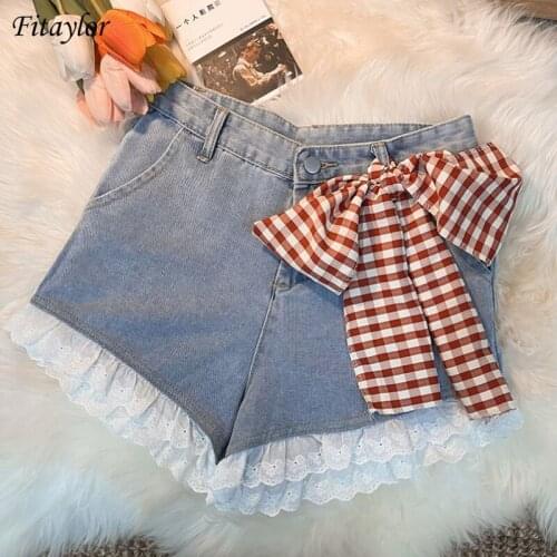 Женские кружевные шорты Fitaylor China At AliExpress