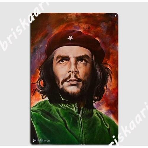Cuba Che Guevara Communist Metal Signs Cinema Club Bar Retro Painting Decor Cuba Metal Posters