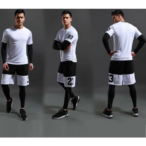 NO.23 New Elastic Pocket Soccer Jersey Basket Sportswear Loose Sport Mens Shorts Tennis Men Zipper Basketball Shorts