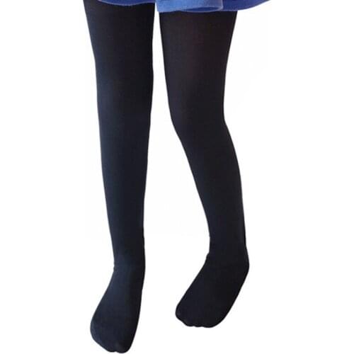 6-8 Years Girls Candy Color Tights Leggings Baby Kids Cute Velvet Pantyhose Girl Spring/Autumn Warm Dance Stockings