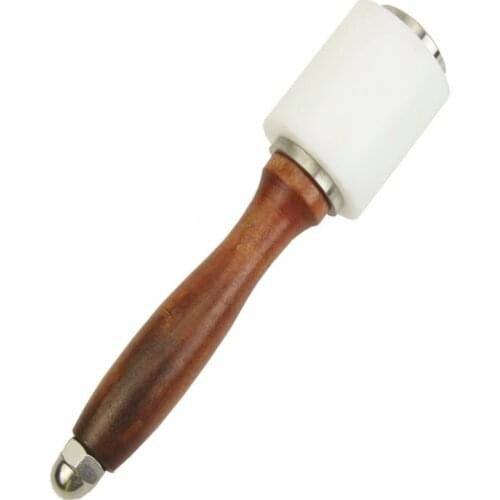 Hand Hammer for Leather Engraving,Wood Nylon Hammers Used to Cowhide Carving Leathercraft Punch Printing Percussion DIY tool