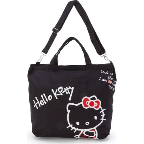 Sanrio hello kitty canves bag girl boy cartoon messenger shoulder bag My Melody handbag shopping bag