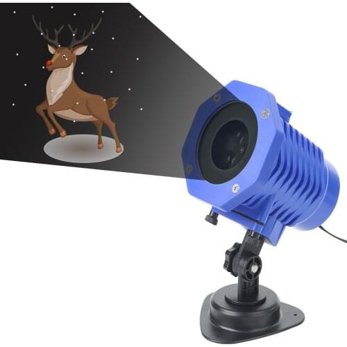 8 patterns LED Landscape Projector Lamp Moving Spotlight For Christmas Halloween Wedding Party Birthday RGB Outdoor Spotlights