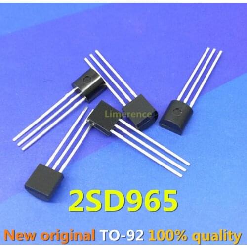 50PCS 2SD965 D965 TO-92 TO92 triode transistor new original Support the BOM one-stop supporting services