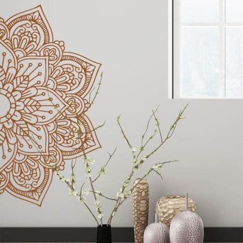 Creative Lotus Flower Branch Decorative Wall Stickers Home Decor Living Room Decorations Pvc Wall Decals Diy Mural Art