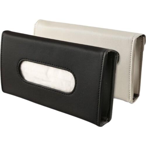 2Pcs Car Sun Visor Tissue Box Car Tissue Box Towel Sets Towel Holder Auto Interior Storage Decoration for BMW Car Accessories