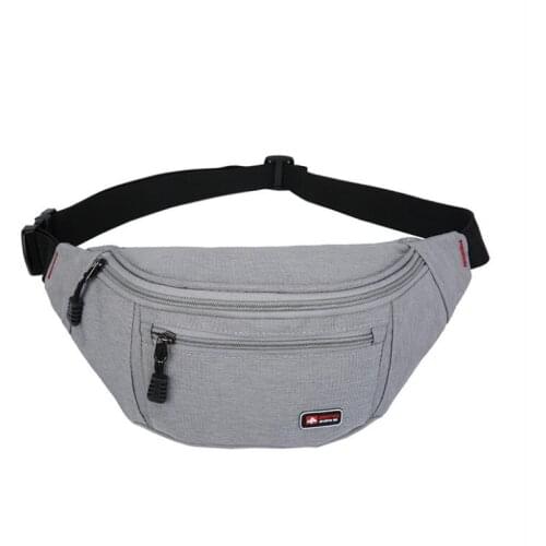 2021 Men Waist Packs Chest Bag Zipper Waterproof Bags Travel Purse Phone Pouch Pack