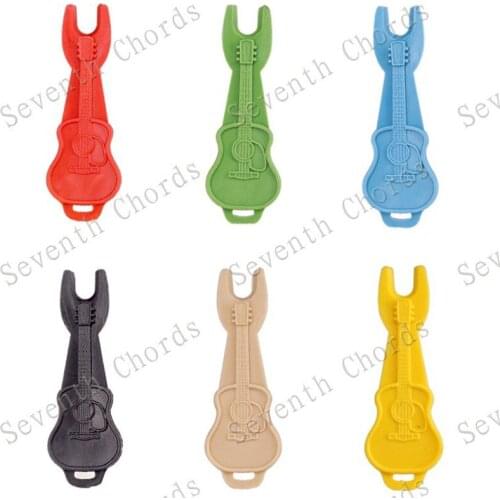 3 Pcs Guitar Shape Bridge Pin Puller Remover Tool for Acoustic Guitar 6 Colors for Choose Guitar Accessories