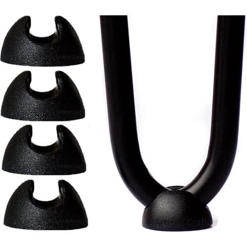4Pcs Hairpin Table Legs Hairpin Leg Protector Metal Coffee Table Leg Caps Furniture Feet Pads Wood Floor Protectors Floor Covers