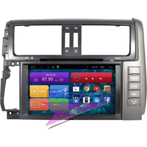 Roadlover Android 7.1 Car Media Center GPS Navigation For Toyota Prado 150 2010 2011 2012 2013 Stereo Radio Player 2 Din NO DVD
