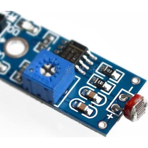 Free ship with track 30pc Photoresistor sensor module Optical sensor LM393 Smart car light module