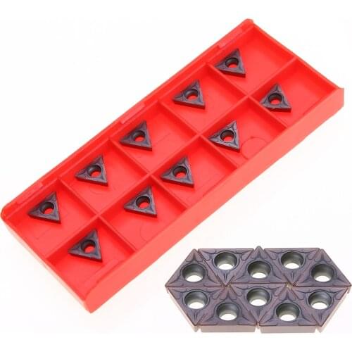 10pcs TCMT110204/TCMT 731 Carbide Inserts with Box Mayitr For Lathe Turning Boring Tools