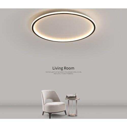 Classical Ceiling lamp Modern led Ceiling Lights for living Room Bedroom Study Room Corridor Black or White Color Lighting Light