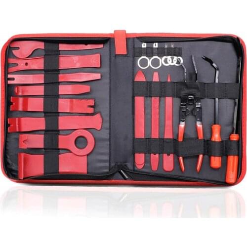19pcs/set Auto Car audio repair tools Kit Instrument removal tool Car decoration disassembly kit Hand Tool car repair