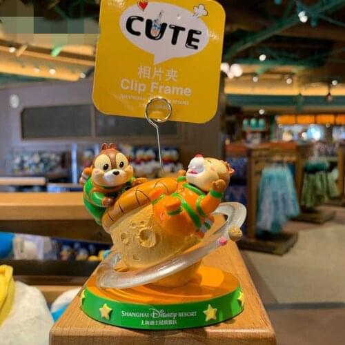New Style Shanghai Disney Kiki Titi Astronaut Photo Clip Shaking Head Decoration Birthday Gift AG2355