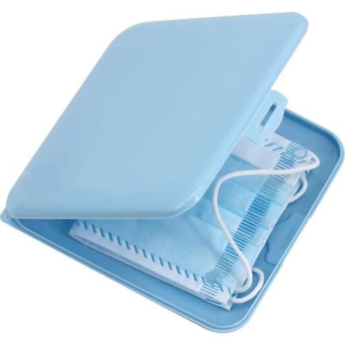 Storage Box Organizer Mouth Mask Case Household Moisture-proof Mask Box Go out Dustproof Storage Mask Container Organizer Holder
