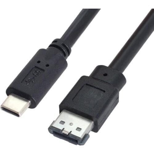 CY Chenyang USB-C Type-C to Power Over eSATA DC5V Adapter USB3.0 to HDD/SSD/ODD eSATAp Converter