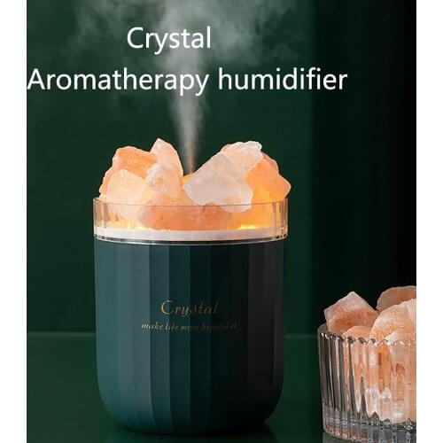Portable Crystal Aromatherapy Humidifier USB Wireless Aroma Essential Oil Diffuser Air Humidificador with Atmosphere Lamp Home