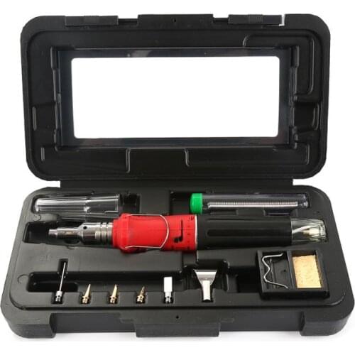 Portable Soldering Iron Kit Adjustable Temperature Soldering Iron Tips Welding Tool Ceramic Heater Soldering Tips Rework Solder