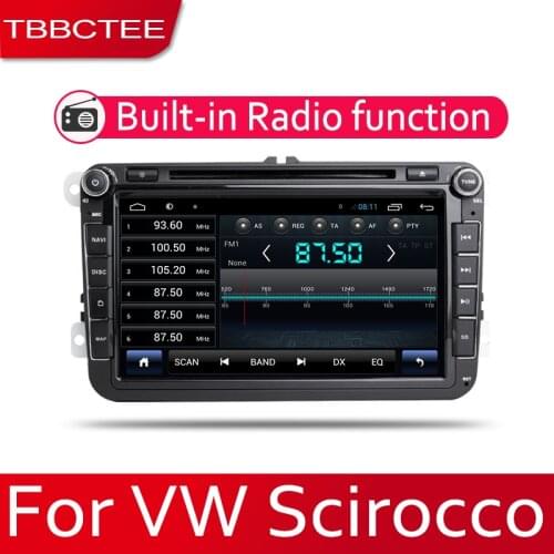 TBBCTEE 9 HD 1080P IPS LCD Screen Android 8 Core For Volkswagen VW Scirocco 2008~2017 Car Radio BT 3G4G WIFI AUX USB GPS DVD