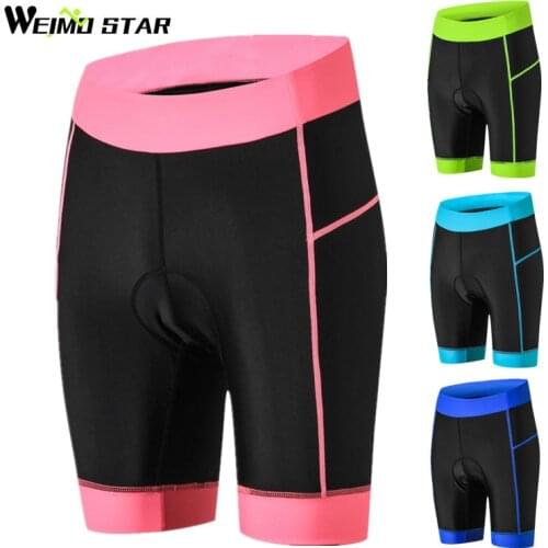 Weimostar New Women Cycling Shorts Coolmax 3D Padded Shockproof Bicycle Shorts mtb Road Bike Shorts bermuda Ropa Ciclismo
