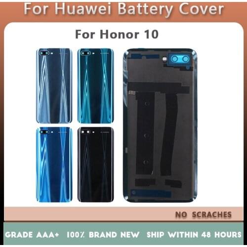 Back Battery Cover Door For HUAWEI Honor 10 COL-AL10 COL-L29 COL-L19 With repair parts,For Honor 10 Housing Rear Replacement