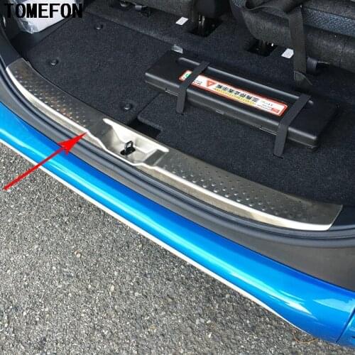 1piece For Toyota Sienta 2015-2017 Second Gen NHP170 Inner Rear Bumper Protective Scuff Pedals Cover Trim Rear Bumpers Cover