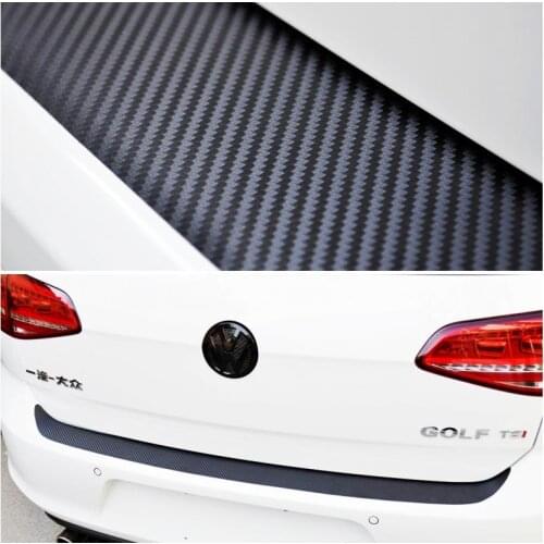Rear Bumper Protection Carbon Fiber Sticker For Volkswagen VW MK7 Golf / MK 7 Golf GTI car styling car sticker